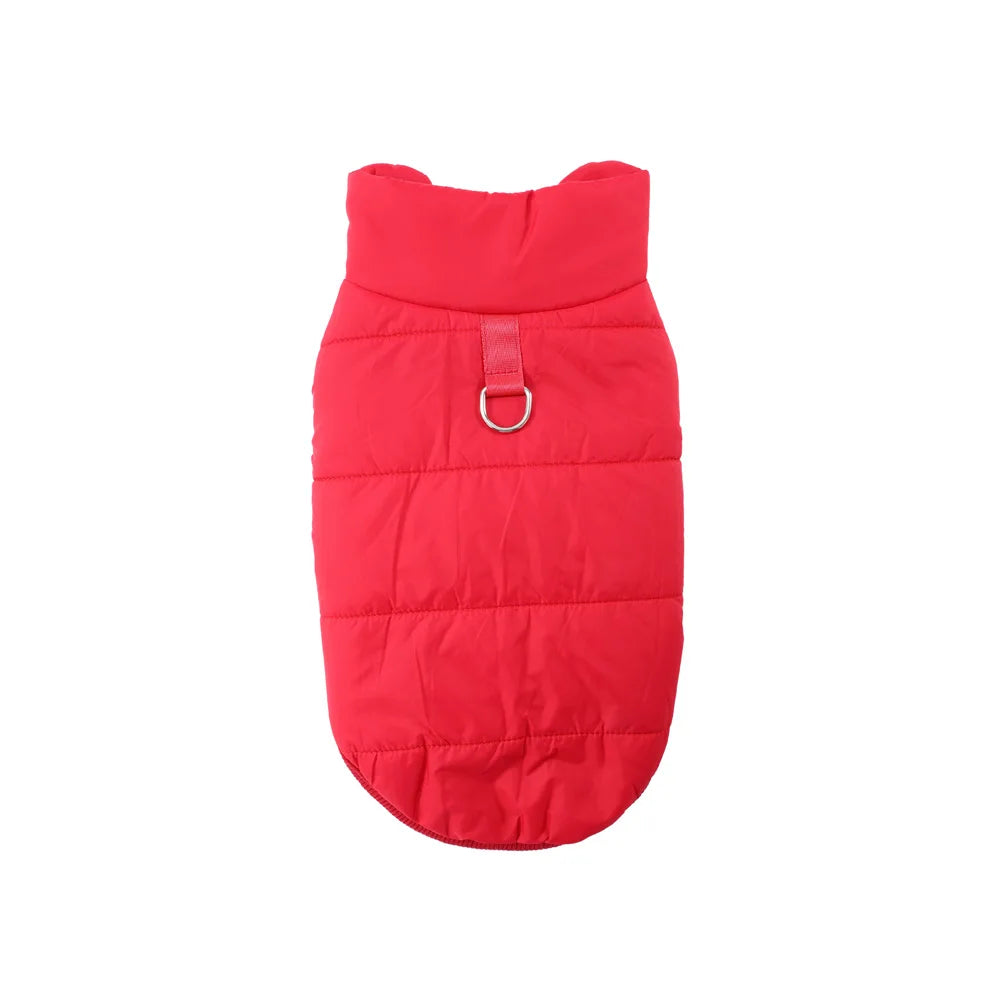 Reversible Winter Dog Jacket – Fleece-Lined Coat for Small & Large Breeds