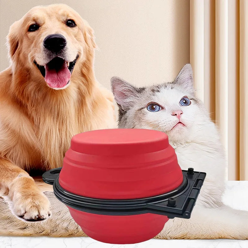 2-in-1 Collapsible Dog Travel Bowl | Portable Food & Water Bowls for Pets