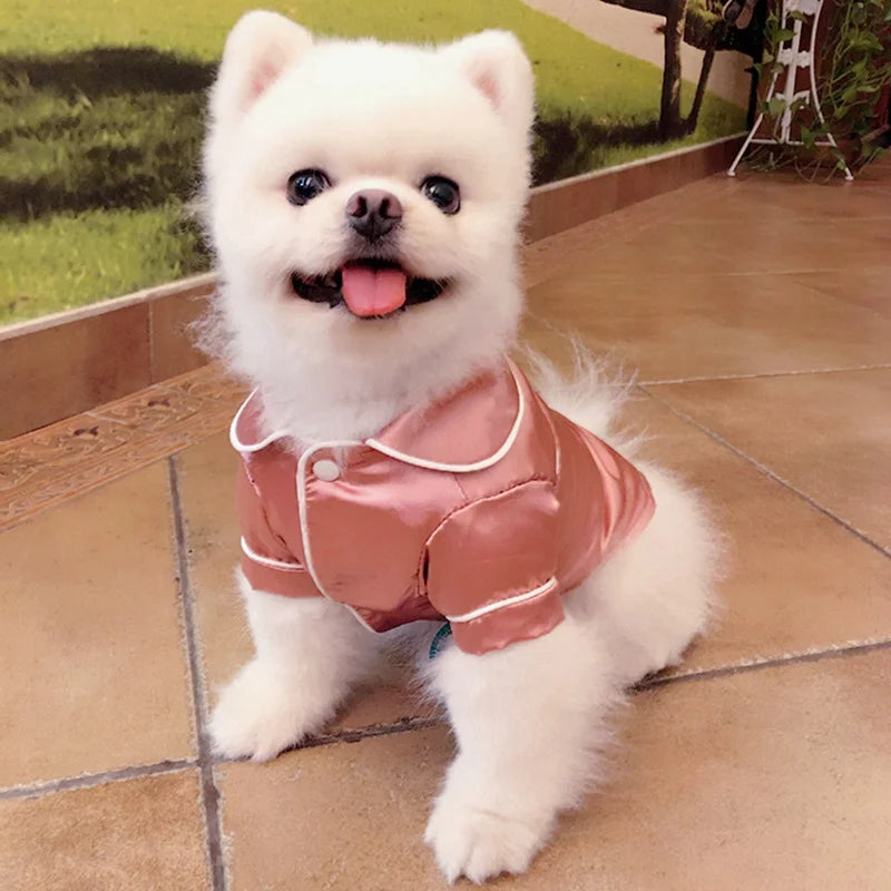 Summer Cotton Pet Pajamas | Soft & Lightweight Sleepwear for Small Dogs and Cats