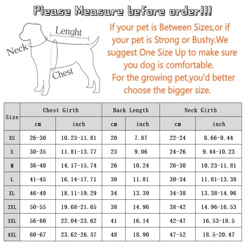 Winter Dog Down Jacket | Waterproof, Warm & Stylish Pet Coat for Small to Large Dogs & Cats