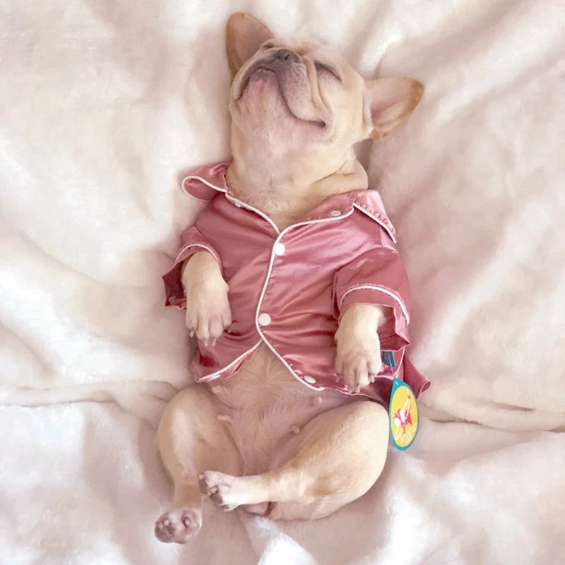 Summer Cotton Pet Pajamas | Soft & Lightweight Sleepwear for Small Dogs and Cats