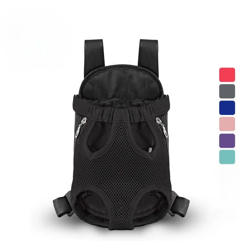 Breathable Pet Carrier Backpack | Front & Back Wear for Small Dogs & Cats