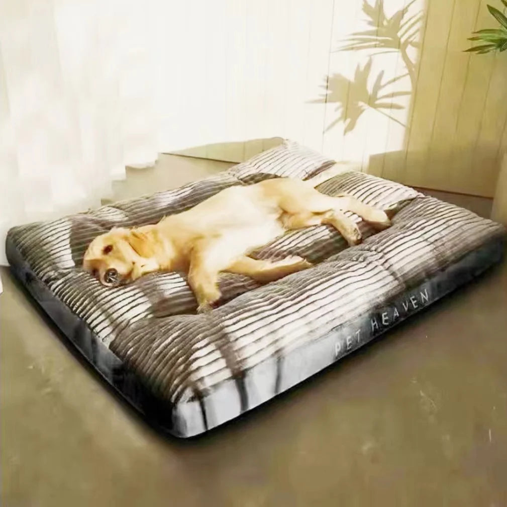 Washable Corduroy Dog Bed | Deep Sleep Cushion for Small to Large Dogs