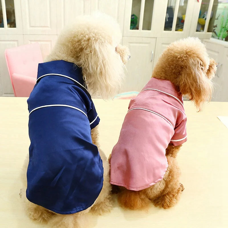 Summer Cotton Pet Pajamas | Soft & Lightweight Sleepwear for Small Dogs and Cats