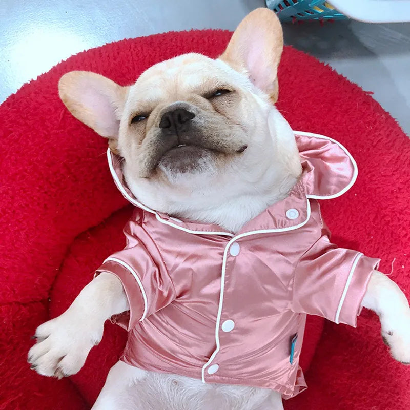 Summer Cotton Pet Pajamas | Soft & Lightweight Sleepwear for Small Dogs and Cats