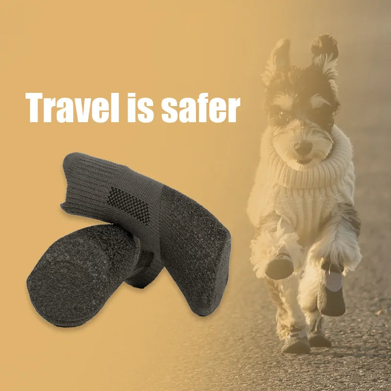 Winter Dog Boots – Waterproof, Anti-Slip & Cozy Paw Protection