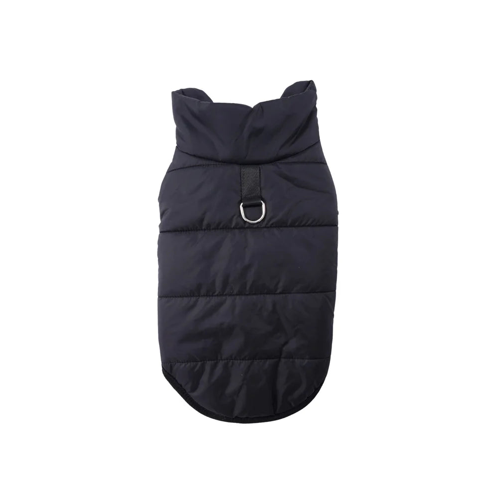 Reversible Winter Dog Jacket – Fleece-Lined Coat for Small & Large Breeds