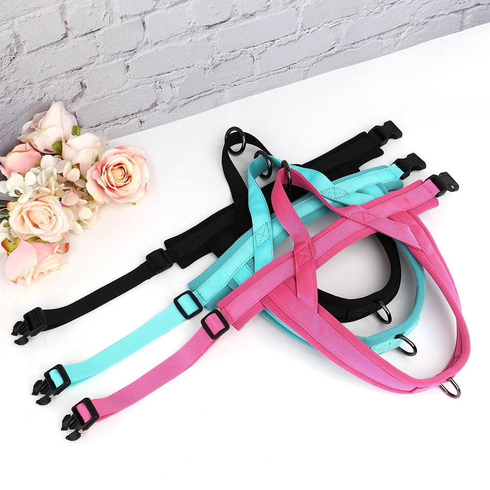 Soft No-Pull Dog Harness – Adjustable, Padded Vest for Small and Medium Dogs