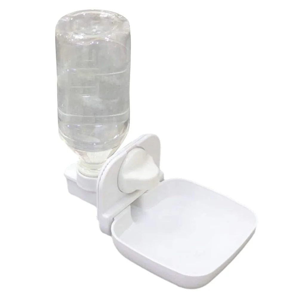 Comedero automático de agua para conejos: dispensador antifugas con recipiente de plástico desmontable 