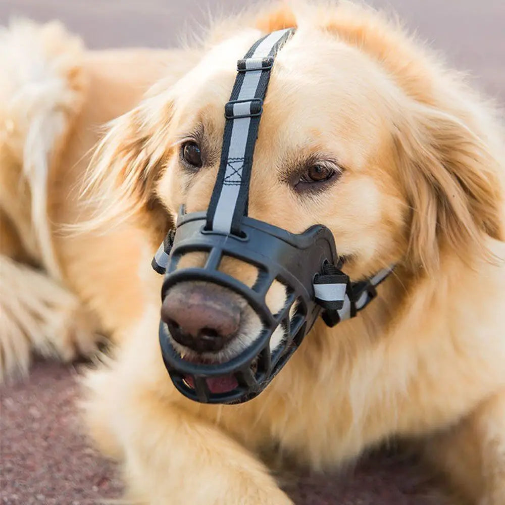Silicone Dog Muzzle – Comfortable, Breathable, and Secure for All Dog Sizes