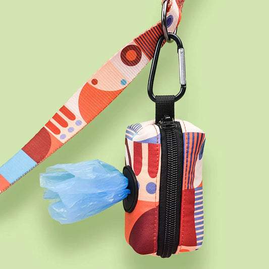 Abstract Fantasy Print Pet Poop Bag Holder – Stylish and Convenient Dispenser for Walks