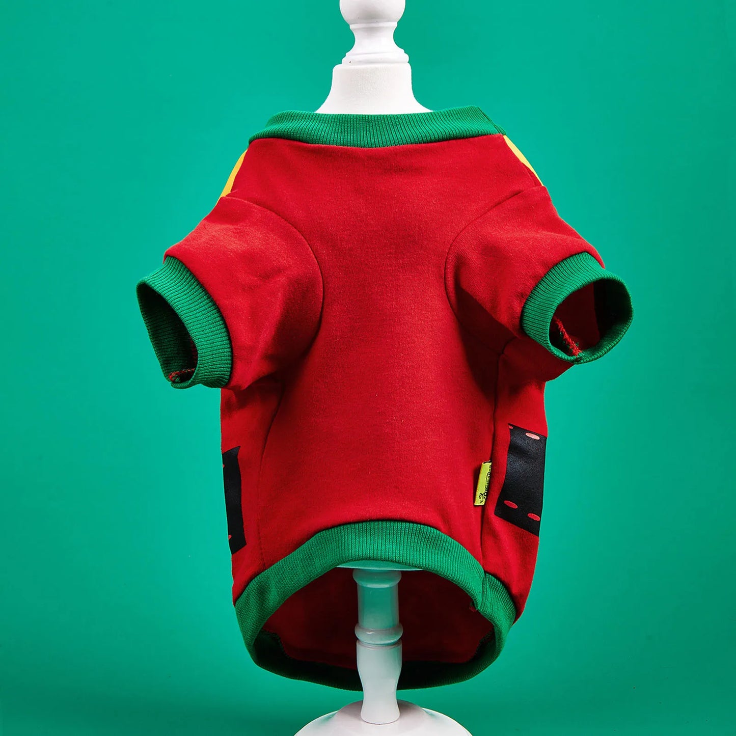 Soft & Stylish Santa's Helper Christmas Pet Shirt for Dogs & Cats – Cozy Winter Pet Clothes with Candy Print