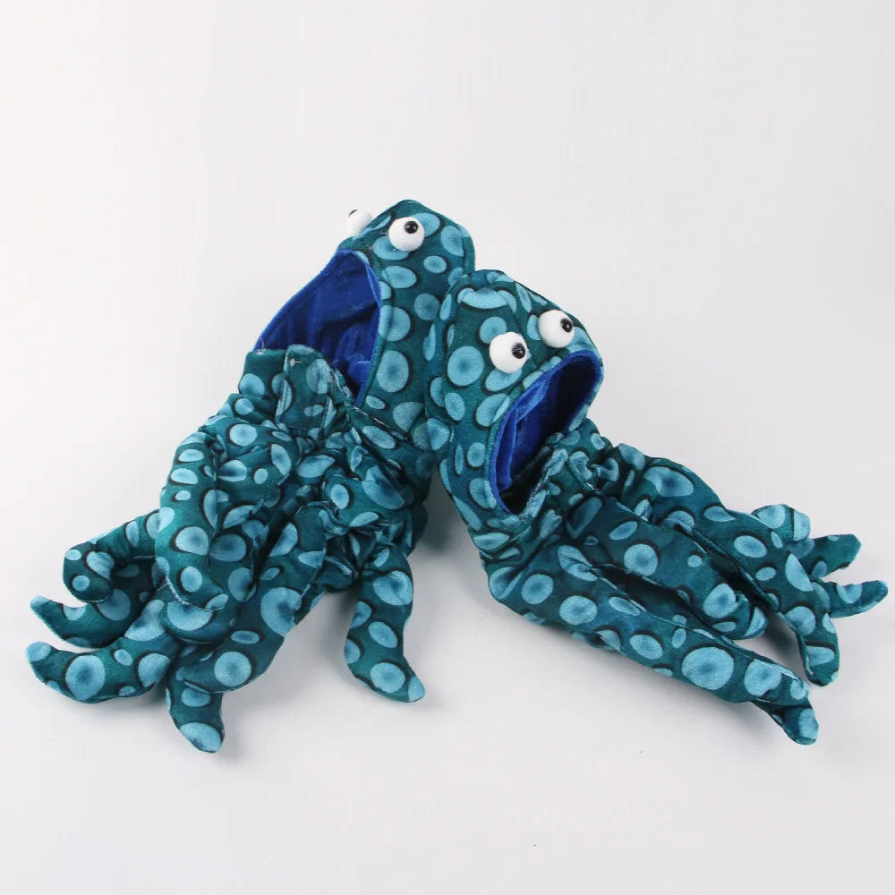 Divertido disfraz de pulpo para Halloween para perros y gatos: disfraz de mascota para fiestas y festividades
