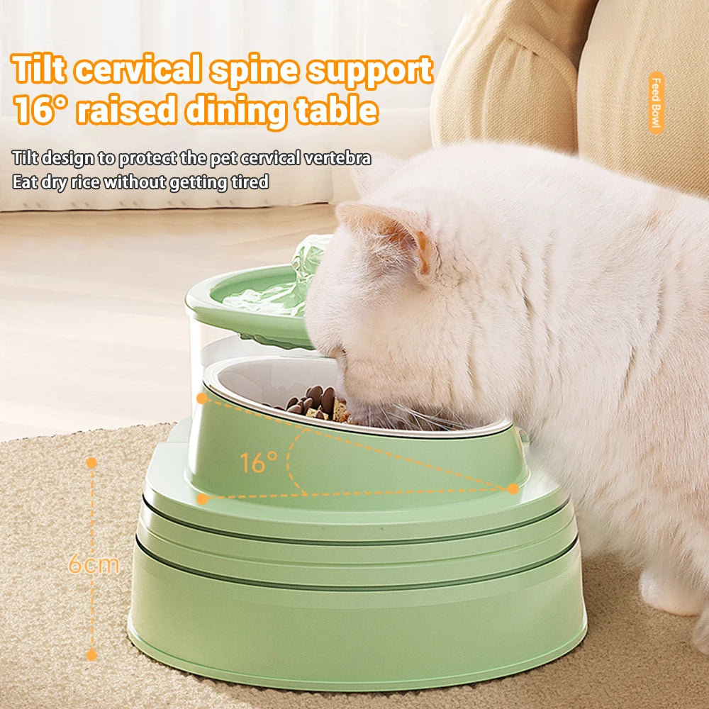 Automatic Cat Water Fountain – Quiet 1L Circulating Pet Water Dispenser with Filtration System