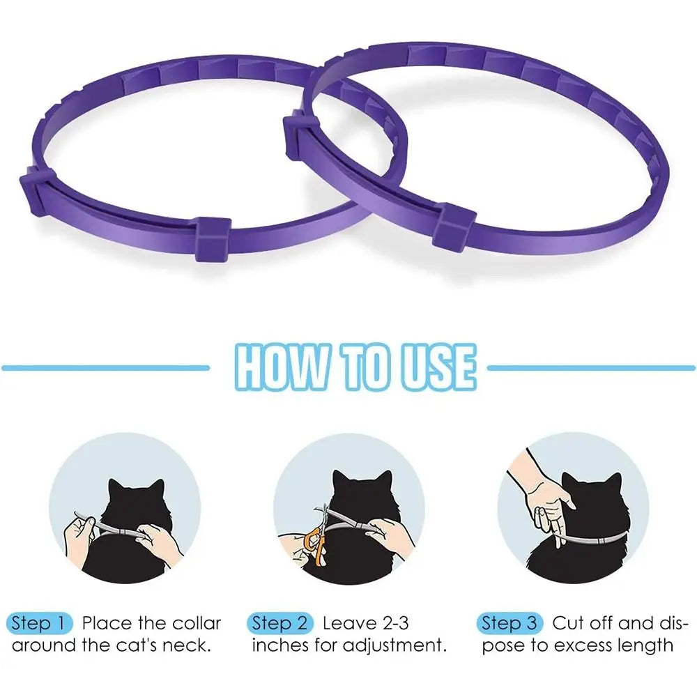 Adjustable TPR Pet Calming Collar – Soothing Anxiety Relief for Dogs & Cats
