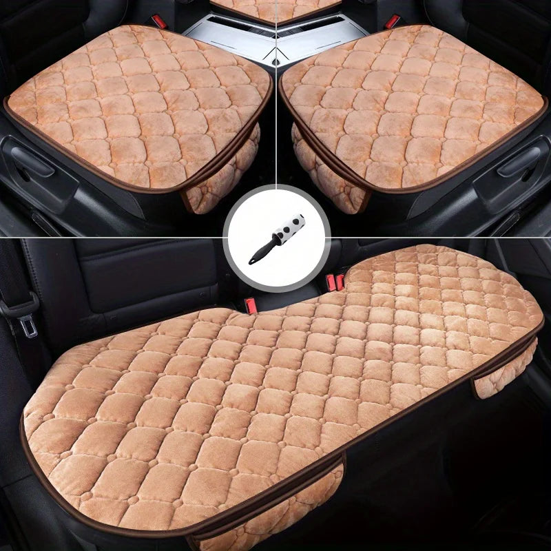 3 fundas para asientos de coche para mascotas con quitapelos: almohadillas cálidas para perros