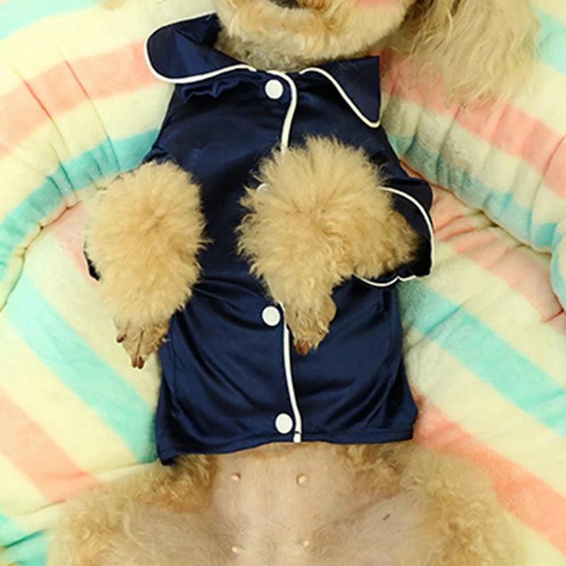 Luxury Pet Pajamas – Soft Silk Pajamas for Small Dogs and Cats