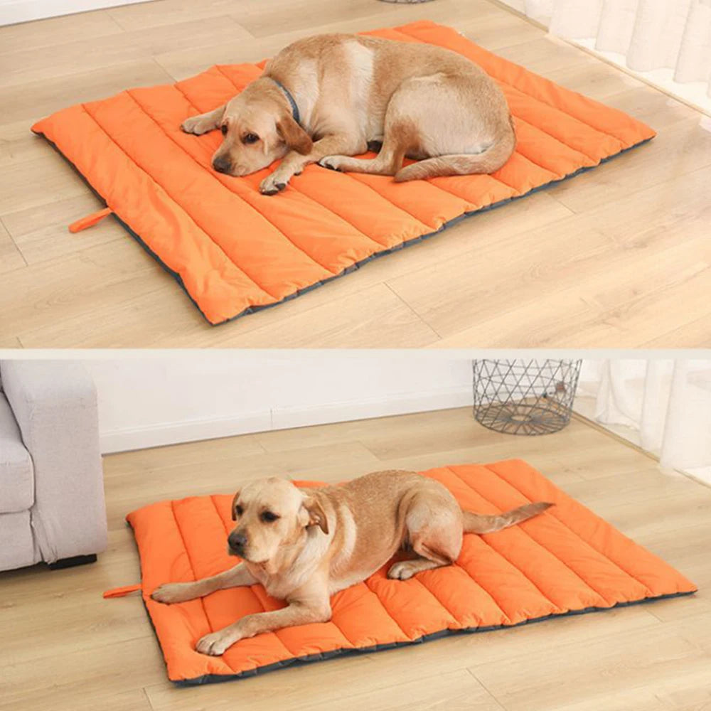 Portable Pet Mat Cat and Dog Mat Outdoor Waterproof Dog Beds for with Storage Carry Bag