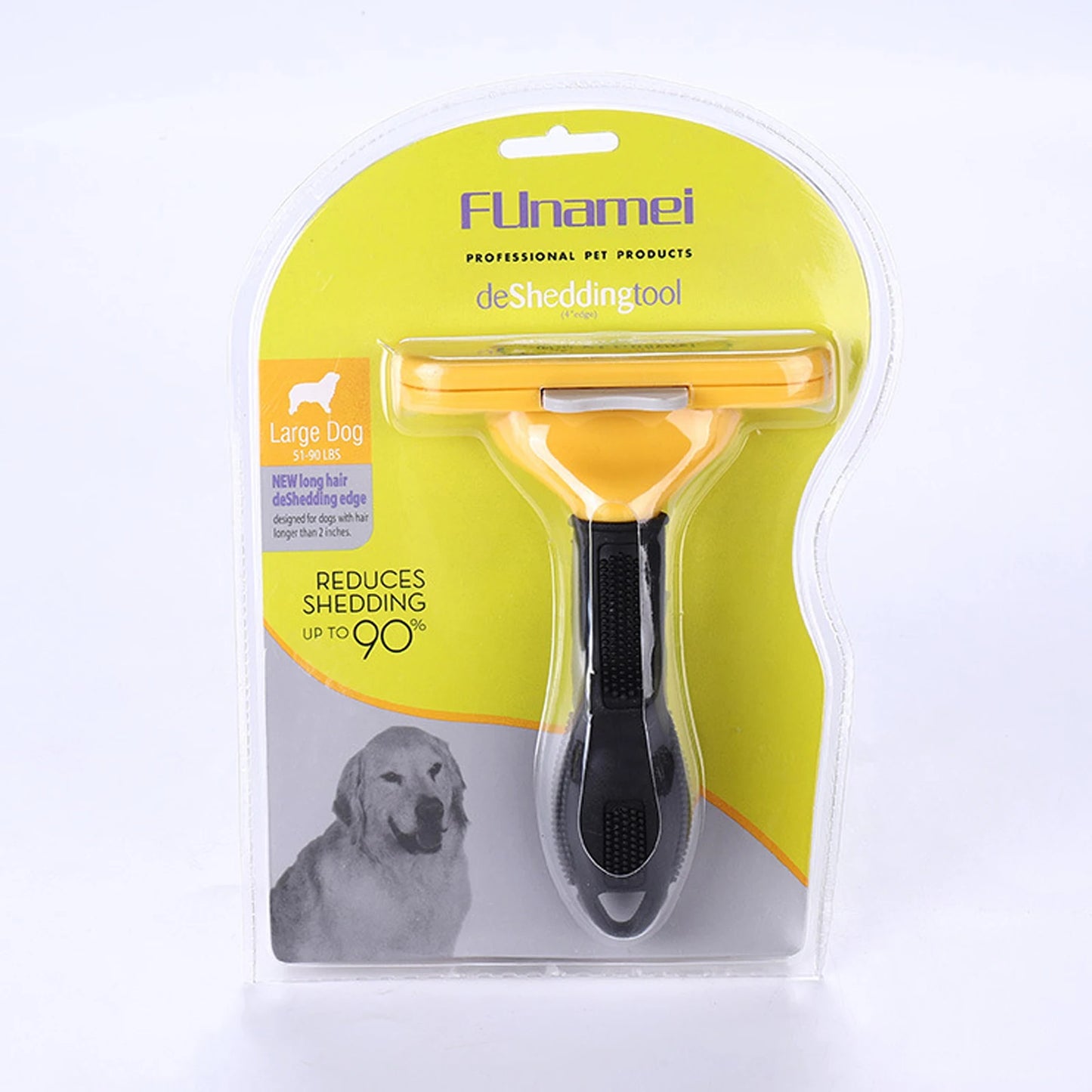 FUnamei Pet Hair Removal Comb – Efficient Pet Grooming for Dogs and Cats