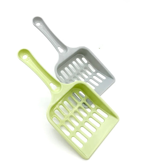 1pc Durable Plastic Cat Litter Scoop – Pet Cleaning Tool for Litter Box and Waste Removal