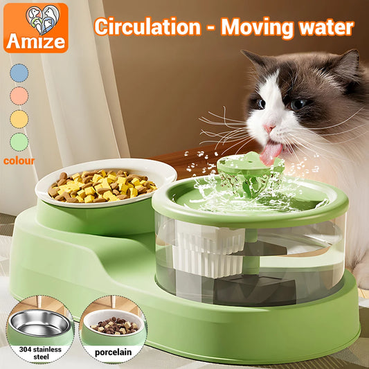 Automatic Cat Water Fountain – Quiet 1L Circulating Pet Water Dispenser with Filtration System