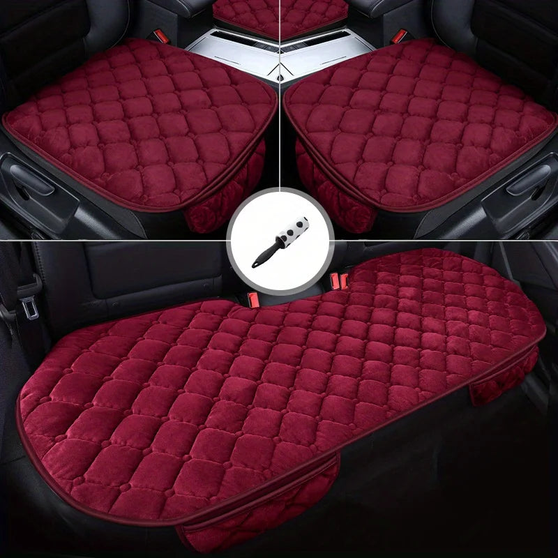 3 fundas para asientos de coche para mascotas con quitapelos: almohadillas cálidas para perros