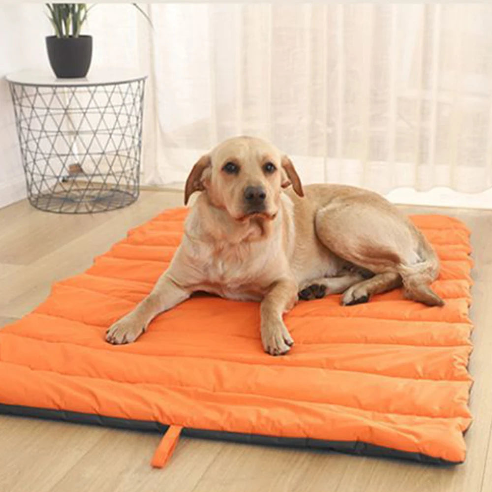 Portable Pet Mat Cat and Dog Mat Outdoor Waterproof Dog Beds for with Storage Carry Bag