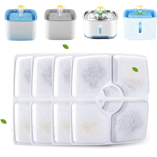 1/4pcs Pet Water Fountain Filters – Replacement Filters for Cat & Dog Water Dispensers