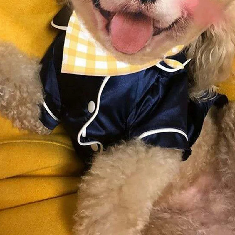 Luxury Pet Pajamas – Soft Silk Pajamas for Small Dogs and Cats