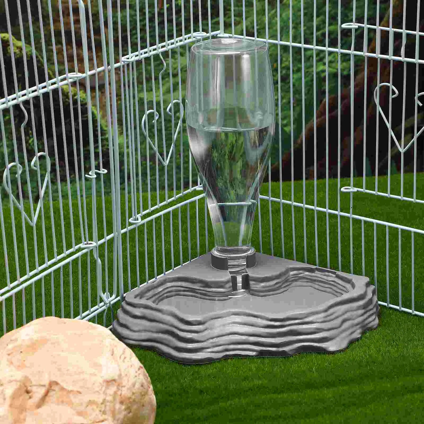 Automatic Reptile Water Feeder – Drinking Fountain & Dish for Geckos, Lizards, and Small Reptiles