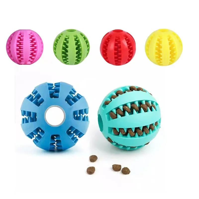 Indestructible Interactive Rubber Chew Ball for Dogs & Cats – 5CM