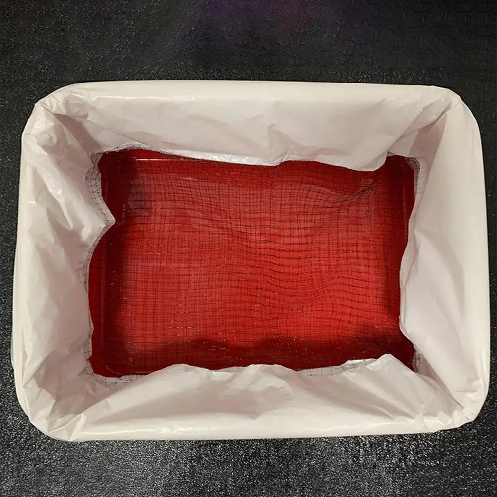 10pcs Reusable Cat Litter Box Liners – Durable Sifting Feces Filter Bags with Drawstring Design
