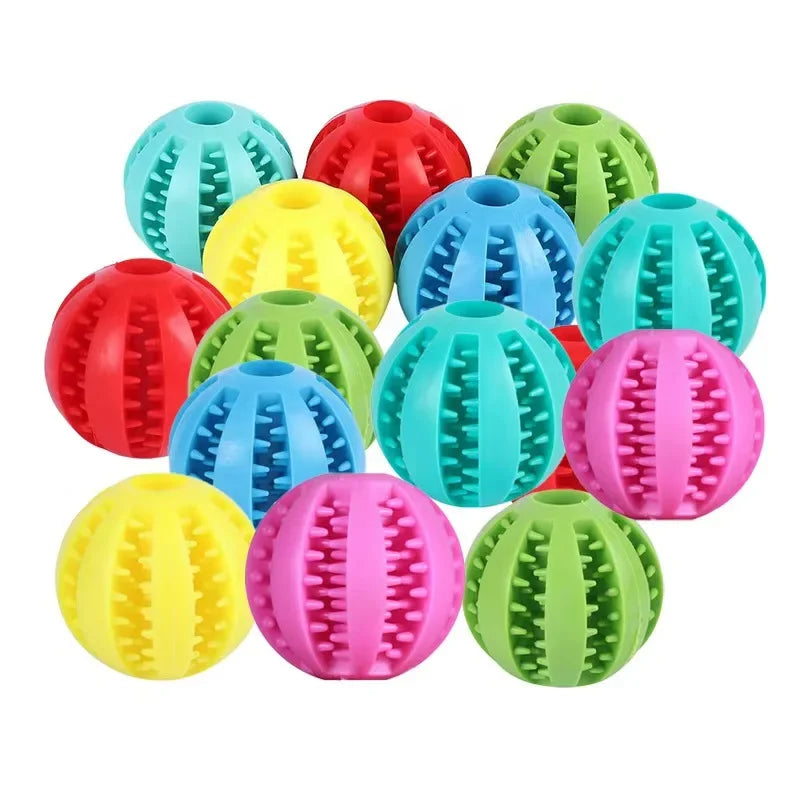 Indestructible Interactive Rubber Chew Ball for Dogs & Cats – 5CM