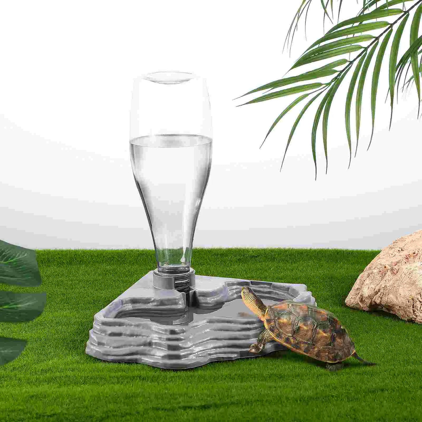 Automatic Reptile Water Feeder – Drinking Fountain & Dish for Geckos, Lizards, and Small Reptiles
