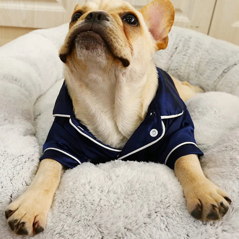 Luxury Pet Pajamas – Soft Silk Pajamas for Small Dogs and Cats