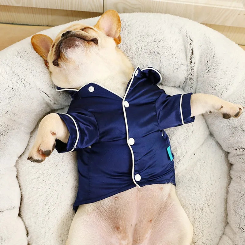 Luxury Pet Pajamas – Soft Silk Pajamas for Small Dogs and Cats