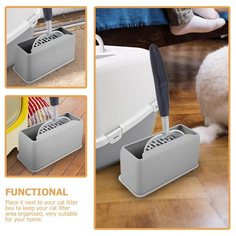 Universal Cat Litter Scoop Holder – Durable Storage Stand for Litter Scooper