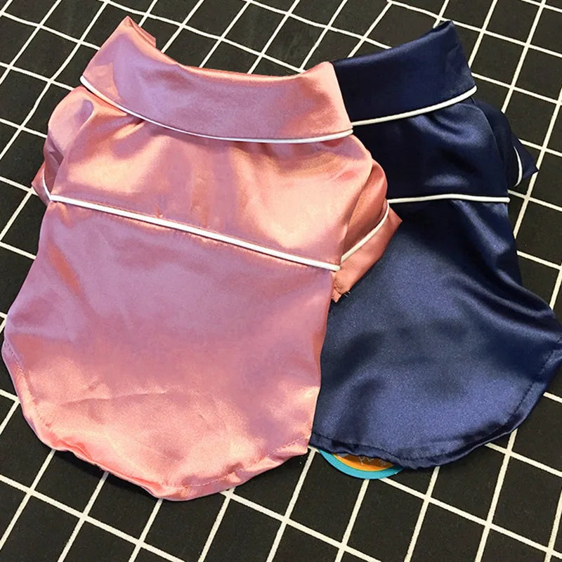 Luxury Pet Pajamas – Soft Silk Pajamas for Small Dogs and Cats