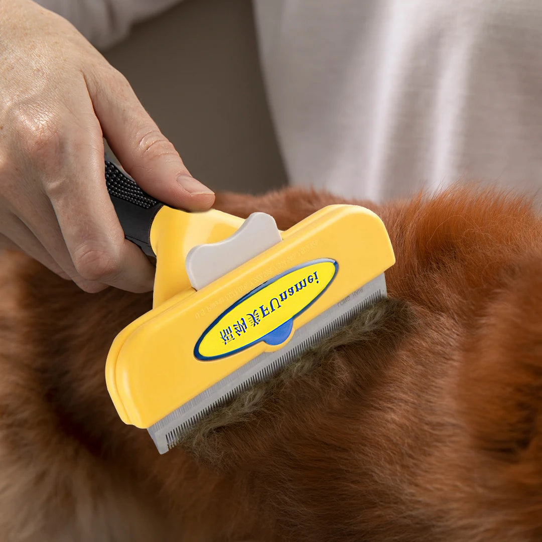 FUnamei Pet Hair Removal Comb – Efficient Pet Grooming for Dogs and Cats