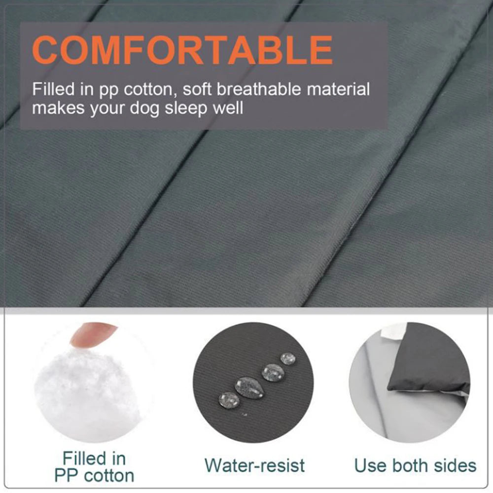 Portable Pet Mat Cat and Dog Mat Outdoor Waterproof Dog Beds for with Storage Carry Bag
