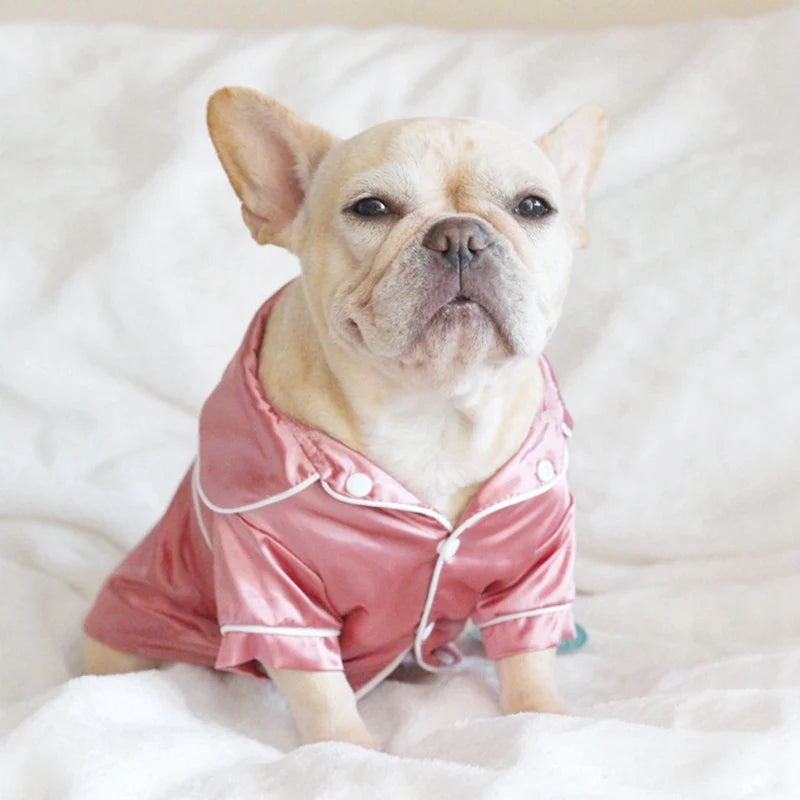 Luxury Pet Pajamas – Soft Silk Pajamas for Small Dogs and Cats