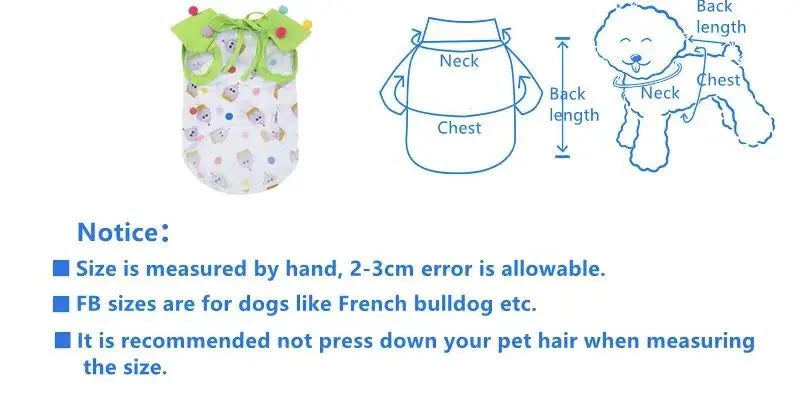 Adorable Cupcake Pet Costume – Lightweight Pet Cape with Colorful Pom-Poms for Small Dogs & Cats