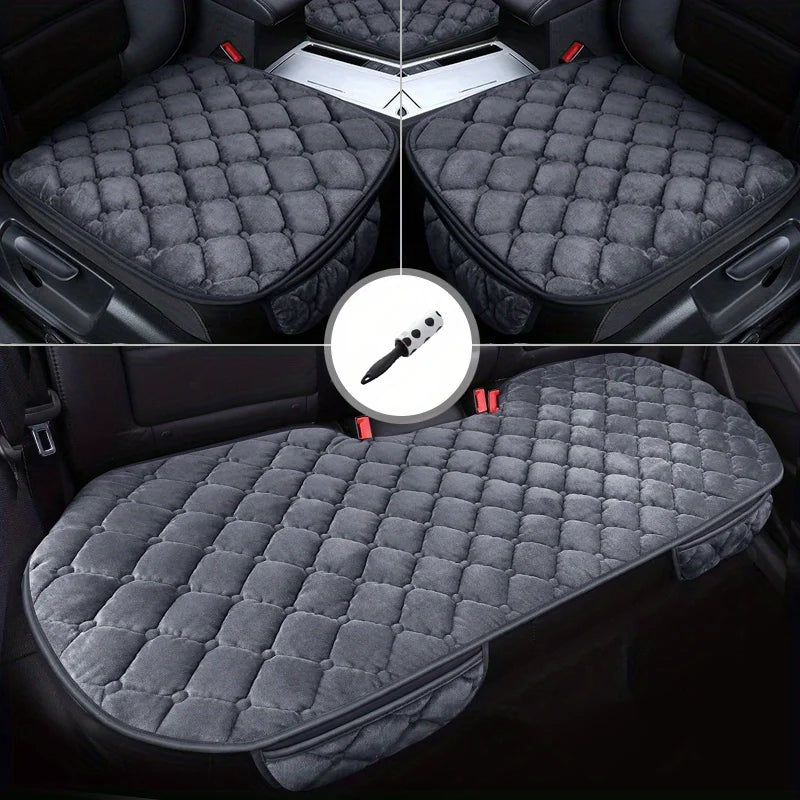 3 fundas para asientos de coche para mascotas con quitapelos: almohadillas cálidas para perros