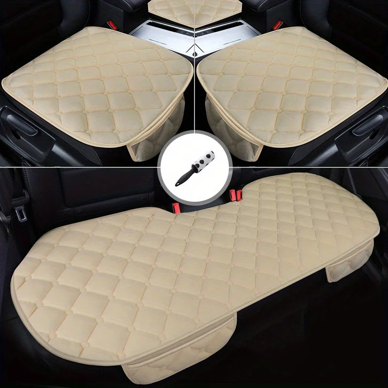 3 fundas para asientos de coche para mascotas con quitapelos: almohadillas cálidas para perros