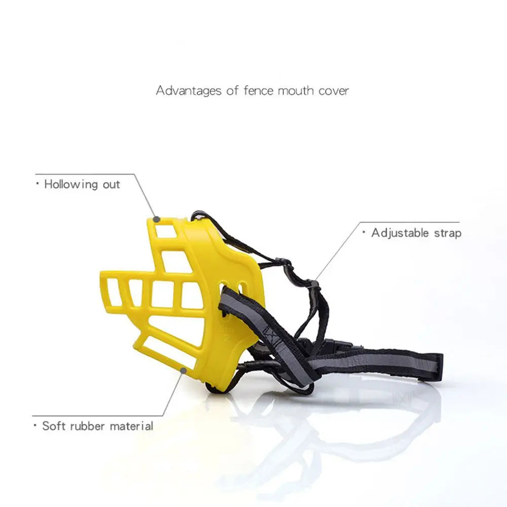 Silicone Dog Muzzle – Comfortable, Breathable, and Secure for All Dog Sizes