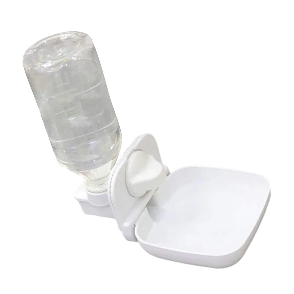 Comedero automático de agua para conejos: dispensador antifugas con recipiente de plástico desmontable 