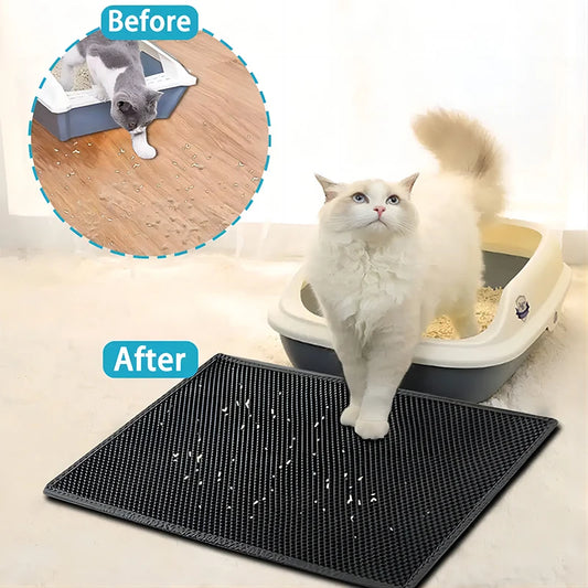 EVA Double Layer Cat Litter Pad - Waterproof, Non-Slip, and Easy to Clean