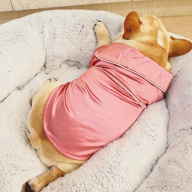 Luxury Pet Pajamas – Soft Silk Pajamas for Small Dogs and Cats