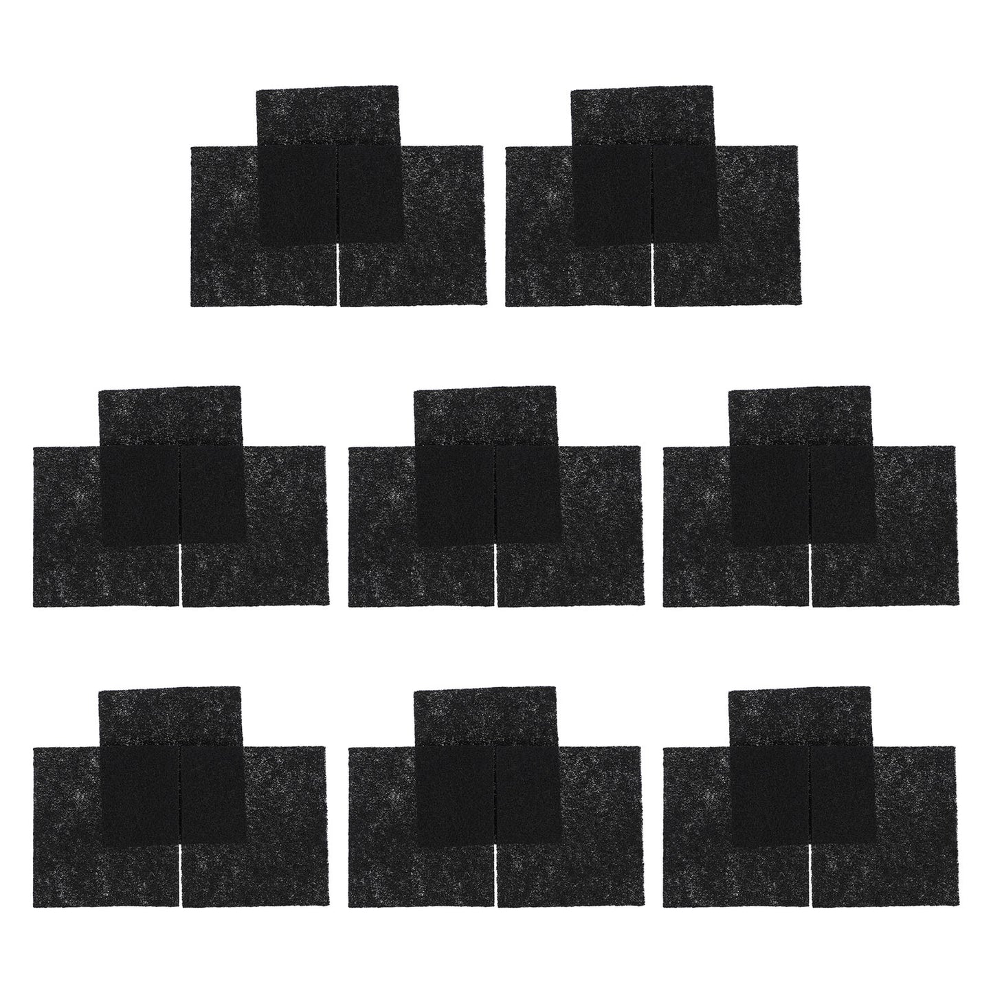 24pcs Activated Carbon Cat Litter Filter Pads – Odor Eliminator for Fresh and Clean Air